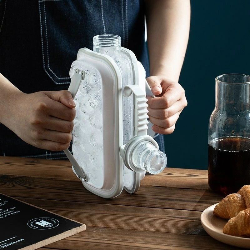 製氷容器 キッチン便利グッズ アイスメーカー フタ付き 家庭用 シリコン製氷皿 | | 製氷トレー 押すだけで氷が取れる 大容量 | | 透明ボトル型