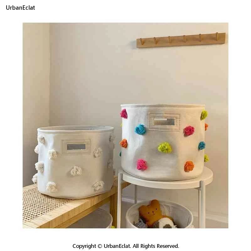 収納ケース 布 インテリ 37×30cm 収納 おもちゃ 収納ボックス ベビー用品 おもちゃ箱 折りたたみ ボックス [3]