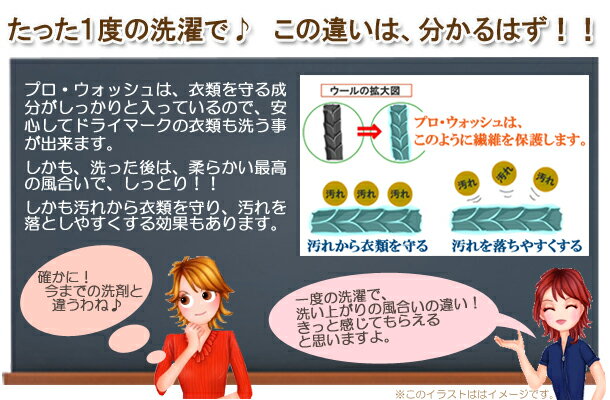 プロ・ウォッシュ3本セット1kg×3（家庭で使えるオシャレ着専用の洗濯洗剤　液体洗剤　セーター　ダウン　ドライマークを洗うのに最適な洗濯洗剤。ウール　カシミヤ　シルク　レーヨンなど洗うことが出来る洗濯用　液体洗剤　風合い抜群！）