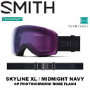 SMITH X~X S[O SKYLINE XL MIDNIGHT NAVY iCP Photochromic Rose Flashj 23-24fyԕisiz