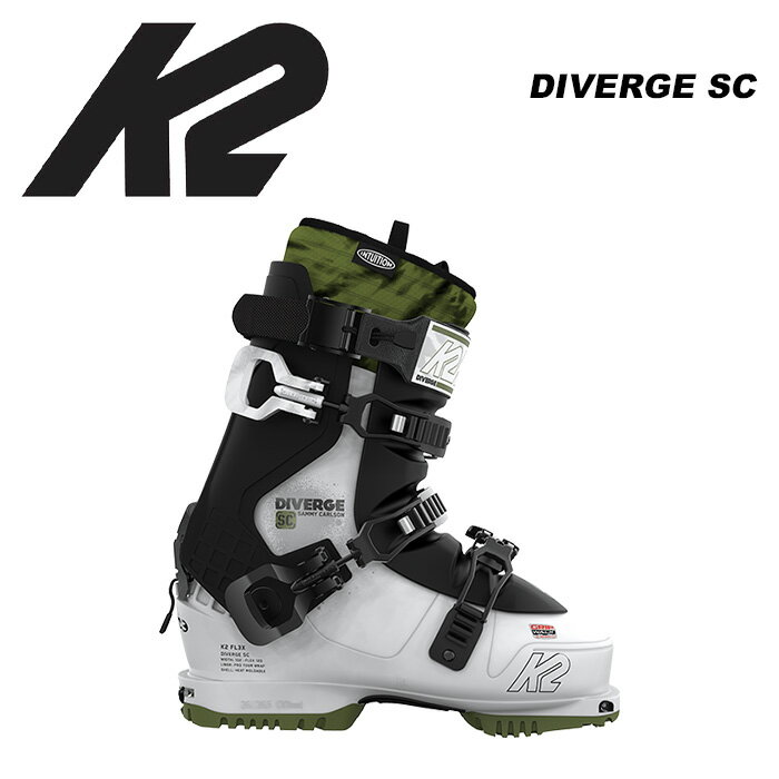 K2 ケーツー スキーブーツ DIVERGE SC SIZE RANGE: 24.5-30.5 Sammy-Carlsonのユニークなスタイルのためにデザインされたブーツ。 バックカントリーのキッカーやテクニカルラインへのドロップ、スノーモービルでの移動など、Sammyの要望に応えています。 Intuition-Pro-Tour-Wrapライナー、取り外し可能な120-Flex Tongue、軽量のDiverge Tour 3-Piece Shellを搭載。待ち望んだブーツが誕生しまし た。 ※ご注意※ ・製造過程で細かいキズがつくことがありますが、不良品には該当いたしません。 ・実店舗と在庫を共有しているため、タイミングによって完売となる場合がございます。 ・モニターの発色によって色が異なって見える場合がございます。