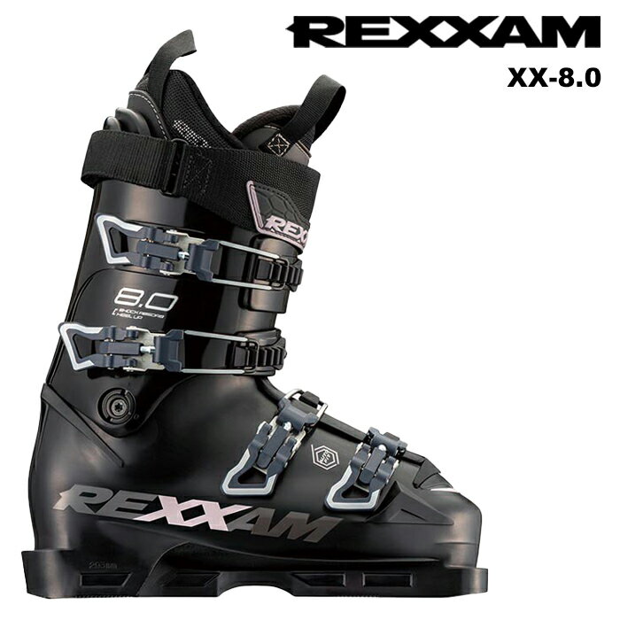 REXXAM レグザム スキーブーツ XX-8.0 BLACK 23-24 モデル