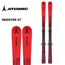ATOMICアトミックスキー板REDSTERS7+M12GWRed/Blackビンディングセット23-24モデル