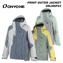 PRINT OUTER JACKET ONJ96P43 Color: 688P100P-NAVY×WHITE/358P264P-V.KHAKI×YELLOW/100P530P-WHITE×P.LIME Size: 3S/SS/S/M/L/O/XO ヒッコリーデニムプリント柄とアシンメトリー配色が特徴的なアウタージャケット。人とは違ったスタイルをアピールし、ゲレ映え間違いなし。 素材:4WAY STRETCH 表地:ポリエステル100％ 裏地:ポリエステル100％ パスケース位置:左袖 中綿:あり 耐水圧:196kpa（20,000mm）以上 透湿度:8,000g/m2/24hr(B-1法) 特性その他:Re Order対応品番、リサイクル素材裏、地腕の上がるカッティング ※ご注意※ ・製造過程で細かいキズがつくことがあります。ご了承ください。 ・実店舗と在庫を共有しいるため、タイミングによって完売となる場合がございます。 ・モニターの発色によって色が異なって見える場合がございます。