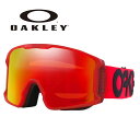 【24/25】OAKLEY オークリー ゴーグル LINE MINER L / MATTE B1B REDLINE / PRIZM TORCH IRIDIUM ...