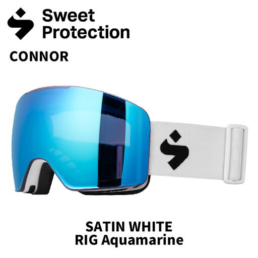 SWEET PROTECTION スウィートプロテクション ゴーグル CONNOR SATIN WHITE/RIG Aquamarine 24-25 モデル SWEET PROTECTION スウィートプロテクション ゴーグル CONNOR SATIN WHITE/RIG Aquamarine 24-25 モデル