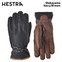 【3000660-280750】HESTRA ヘストラ グローブ Wakayama Navy/Brown 24-25 モデル