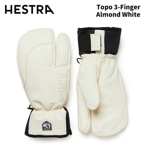 【33872-060】HESTRA ヘストラ グローブ Topo 3-Finger Almond White 24-25 モデル 【33872-060】HESTRA ヘストラ グローブ Topo 3-Finger Almond White 24-25 モデル