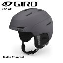 GIRO ジロ ヘルメット NEO AF(アジアンフィット) Matte Charcoal 24-25 モデル スキー スノーボード