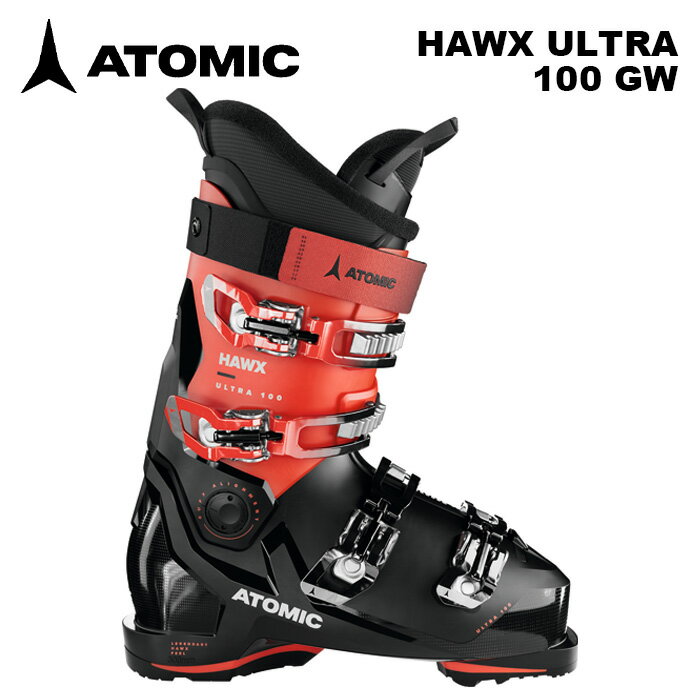 ATOMIC アトミック スキーブーツ HAWX ULTRA 100 GW Black/Red 24-25 モデル
