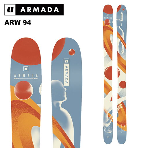ARMADA アルマダ スキー板 ARW 94 板単品 24-25 モデル レディース ARMADA アルマダ スキー板 ARW 94 板単品 24-25 モデル レディース