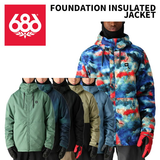 686 シックスエイトシックス ウェア FOUNDATION INSULATED JACKET 24-25(2025)モデル ジャケット 686 シックスエイトシックス ウェア FOUNDATION INSULATED JACKET 24-25(2025)モデル ジャケット