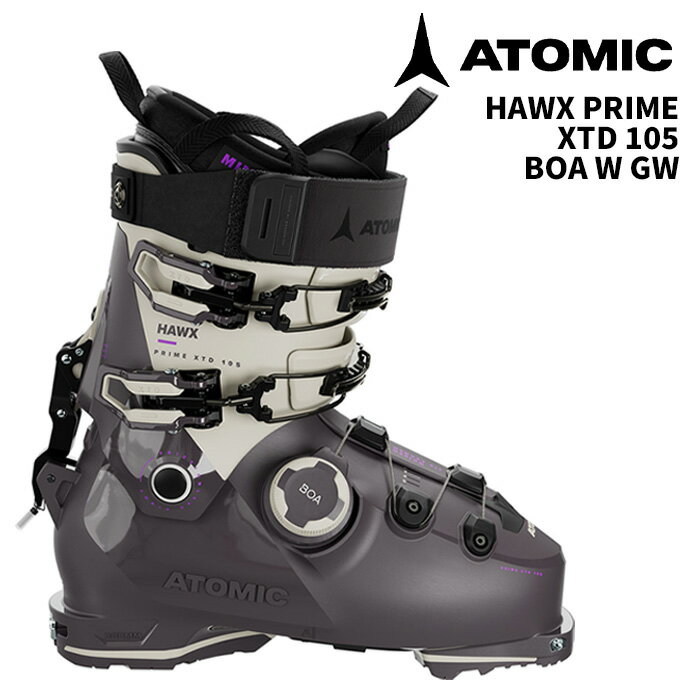 【AE5030380】 ATOMIC アトミック スキーブーツ HAWX PRIME XTD 105 BOA W Not Purple/Stone 25-26 モデル レディース