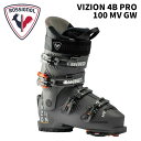ROSSIGNOL ロシニョール スキーブーツ VIZION 4B PRO 100 MV GW METAL GREY 25-26 モデル