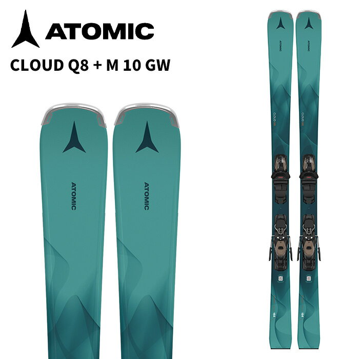 ATOMIC アトミック スキー板 CLOUD Q8 + M 10 GW ビンディングセット 25-26 モデル レディース