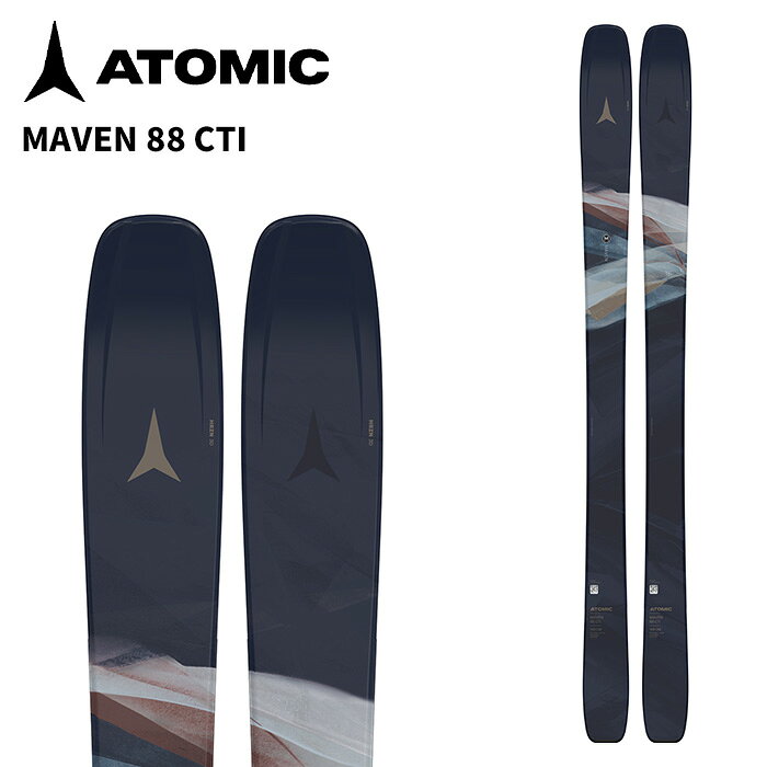 ATOMIC アトミック スキー板 MAVEN 88 CTI 板単品 25-26 モデル レディース
