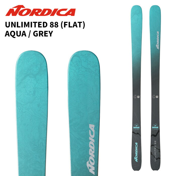 NORDICA Υǥ  UNLIMITED 88 (FLAT) AQUA/GREY ñ 25-26 ǥ