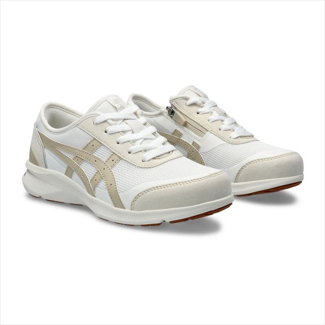[asics walking]アシックスウォーキングレディースウォーキングシューズハダシウォーカー レディース3E(1292A066)(100)ホワイト/ベージュ