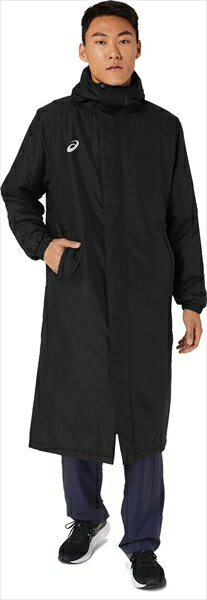 アシックス 中綿ロングコート 2031D539 001 パフォーマンスブラック