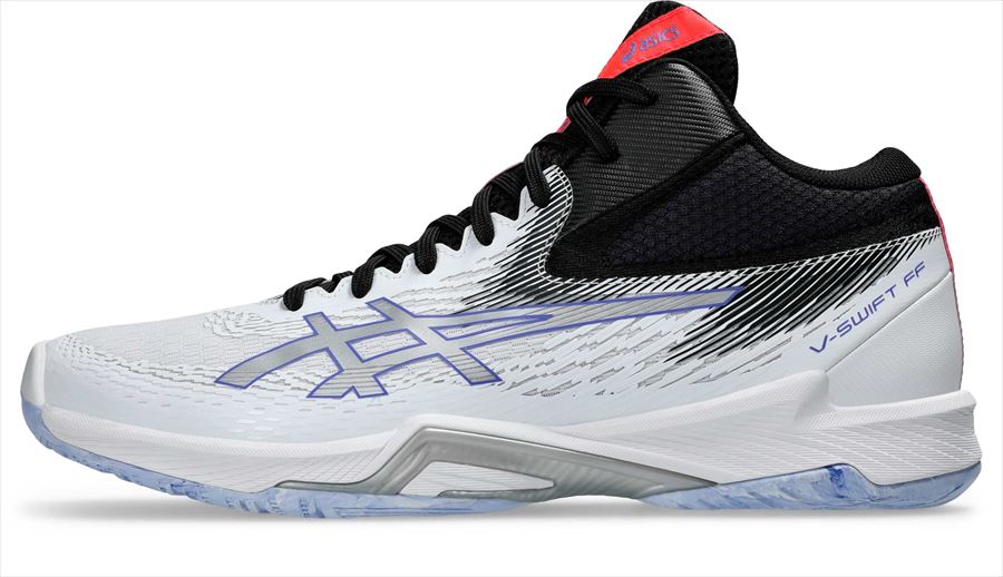 アシックス バレーボールシューズ V-SWIFT FF MT 4 1053A064 100 ホワイト×ピュア