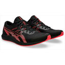 アシックス マラソンシューズ HYPER RACER 1093A233 001 ブラック×ガンメタル