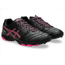 アシックス ジュニアサッカートレーニングシューズ DS LIGHT JR GS TF 1104A053 001 ブラック×ピンクグロー