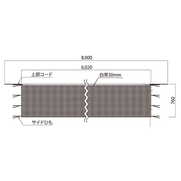 ※こちらの商品はメーカーから直送の商品になります。 ●商品をメーカーより直接発送させていただきます。 ●明細書は当店から通常郵便にて発送となります。 ●領収書ご希望の場合はご購入時、備考欄に宛名・但書きと合わせてご記載ください。 ●配送日指定・配送時間指定はできません。ご選択いただいても非対応となりますのでご了承ください。 ●申し訳ございませんが代引き決済はご利用いただけません。ご選択いただいた場合はご注文キャンセルとさせていただきます。 ●銀行振込・コンビニ決済など前払い決済の場合はご入金後の手配となります。 ●メーカー在庫切れの場合はあらためてご連絡させていただきます。 ●国外発送は直送対象外になります。 3900お求めやすいバドミントンネット材質ネット：ナイロン235T/9本上部コード：ポリエスエルサイズ幅0.76m×長6.02m仕様・備考日本バドミントン協会正式規格品赤茶生産国台湾