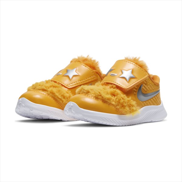 ナイキ キッズシューズ NIKE STAR RUNNER 2 LIL TDV DC4405700 700 UNIVERSITY GOLD×METALLIC SILVER-K..