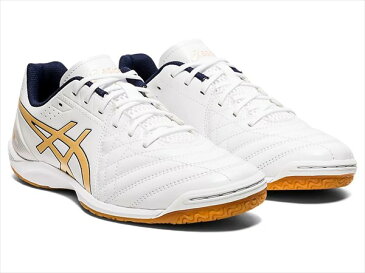 [asics]アシックスフットサル屋内用シューズCALCETTO WD 8(1113A011)(106)ホワイト/CMP