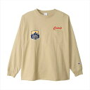 チャンピオン ロングスリーブTシャツ C3-X403 780 ベージュ(4)