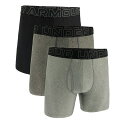 アンダーアーマー ボクサーパンツ メンズ [UNDER ARMOUR]アンダーアーマーメンズボクサーパンツ3枚組UA Perf Tech 6in 3pk(1387414)(035)スティールフルヘザー