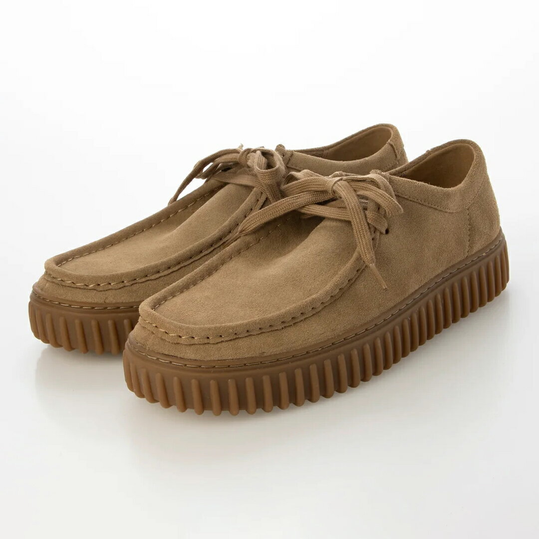 [Clarks]クラークス メンズ シューズ トーヒル ロー Torhill Lo 26173471 ダークサンドスエード