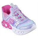 SKECHERS スケッチャーズ スリップインズ光るキッズシューズINFINITE HEART LIGHTS(303755N)(LVMT)ラベンダー/マルチ