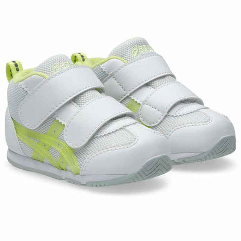 [asics]アシックスベイビーシューズIDAHO BABY MID(1144A414)(100)ホワイト/ライトイエロー