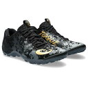 アシックス フットサルシューズ TOQUE 8 TF 1113A045 001 ブラック×ピュアゴールド
