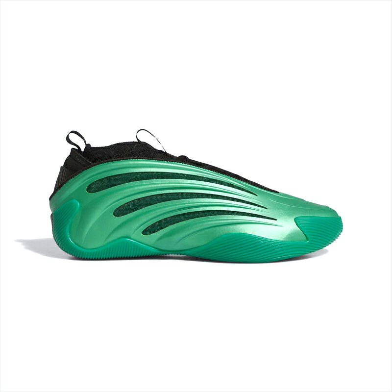 ASPOアスリートの[adidas]アディダスバスケットボールシューズHARDEN VOLUME 9(JH6484)セミコートグリーン／コアブラック／スクリーミンググリーン｜アングル2