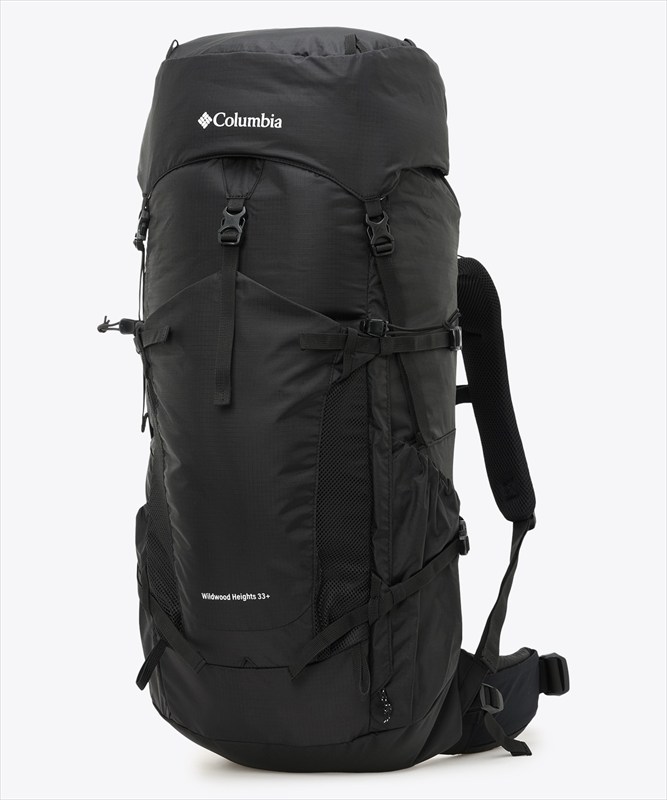 22000 小屋泊まりの登山に適した、容量拡張を含めた豊富な機能と快適性を備えた定番中型バックパック ■荷物の増減に対応する拡張式トップスカートと高さ調整可能な雨蓋 ■背中全体を支え、体にバッグが追随しやすい背面フレーム ■雨蓋裏側にファスナー付きセキュリティポケットとキーフック ■サイドにスリーピングマット等が取り付け可能なコンプレッションテープ ■下から開閉可能、容易にメインコンパートメント内にアクセス可能なサイドダイレクトアクセスファスナー ■左右で使い分けが可能なウエストポケット ■メインコンパートメント内にオープンポケット ■ハイドレーションシステム ■風飛び防止ベルト付きレインカバー 素材 210D Rip Stop(ナイロン100%) x 420D HD OX(ナイロン 100%) x 420D Nail Head(ナイロン100%) 大きさ(高さ/幅/奥行) (目安) 68cm×28cm×17cm 重量(g) (目安) 1,340g 容量(L) (目安) 33+5L 背面長 (目安) M Size / 43〜48cm L Size / 47〜52cm