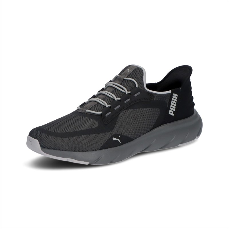 Rakuten - [PUMA]プーマランニングシューズSOFTRIDE フレックス レース EASE IN ALT ワイド(311996)(07)シャドウグレー/プーマブラック/クールライトグレー