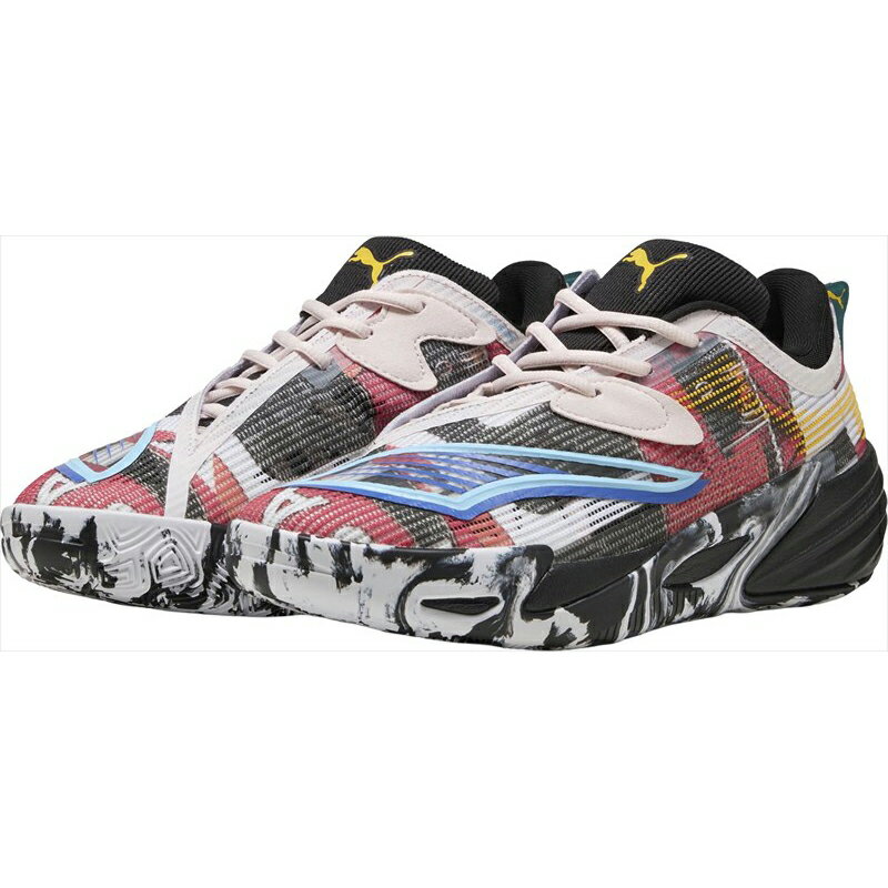 鞋 - [puma]プーマバスケットボールシューズオールプロ ニトロ 2(312841)(01)プーマブラック/ジャスミンフラワー
