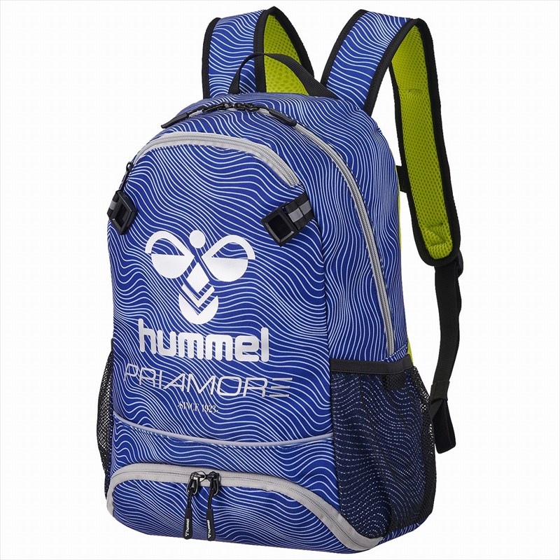 乐天商城 - [hummel]ヒュンメルプリアモーレバックパック 22L(HFB8052)(7092)ネイビー×グレー