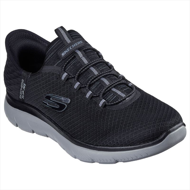 Rakuten - [在庫処分品につき返品交換不可][SKECHERS]スケッチャーズメンズスリップインズシューズSUMMITS-HIGH RANGE(232457)(BKCC)ブラック/チャコール