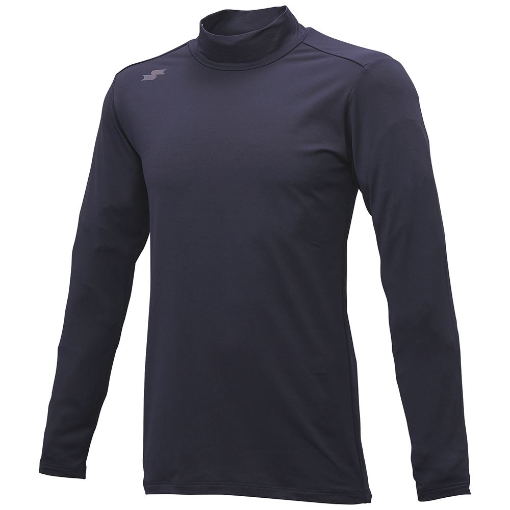 [SSK]エスエスケイジュニア蓄熱やわらかハイネック長袖ミドルフィットアンダー(BUE230HLJ)(70)ネイビー