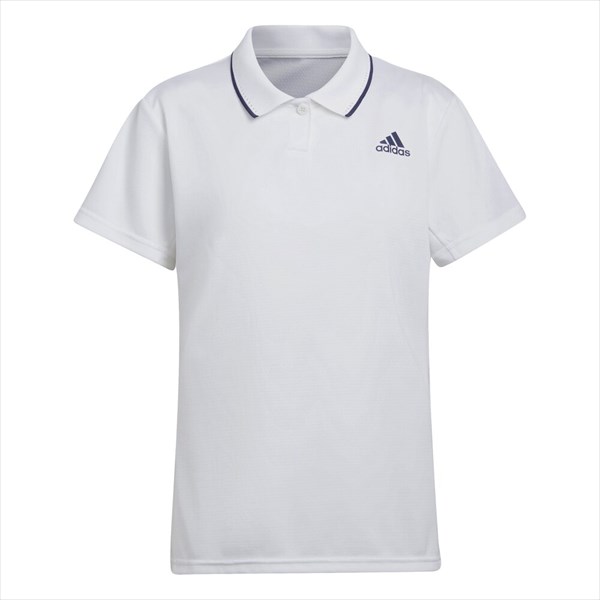 [adidas]アディダスレディースW ACECLUB ポロシャツ(CJ943)(HC2718)ホワイト/シャドーネイビー