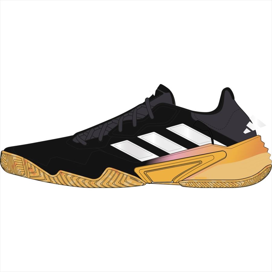 [adidas]アディダステニスシューズBarricade 13 M AC(IF0467)オーロラブラック/ゼロメタリック/スパーク 1