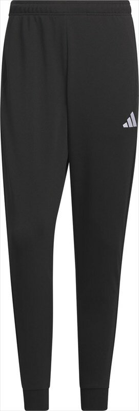 [adidas]アディダス3Sレギュラーフィット ダブルニット トラックカフパンツ(JZR02)(JV6986)ブラック/ホワイト