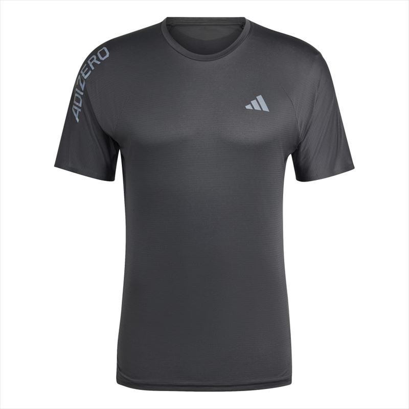 [adidas]アディダスADIZERO TEE M(DMH08)(IK9718)ブラック/グレーシックス