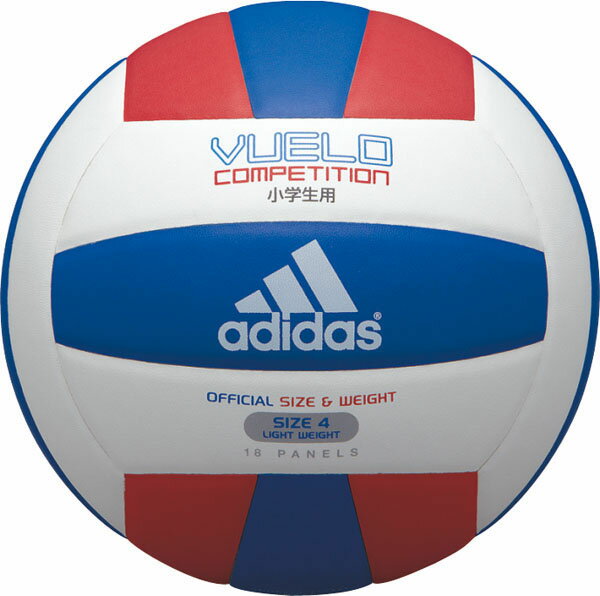 アディダス バレーボール軽量4号球 ブエロ コンペティション AV414RBL