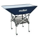 【メーカー直送商品】【日時指定不可】 モルテン 折りたたみ式平型ボールカゴ 背低93cm 4点セット フレーム・幕体・小物ネット・キャリーケース BK0032-N ネイビー