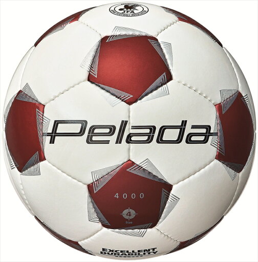 モルテン サッカーボール検定4号球 ペレーダ4000 F4K4000-WR ホワイト×メタリックレッド モルテン サッカーボール検定4号球 ペレーダ4000 F4K4000-WR ホワイト×メタリックレッド