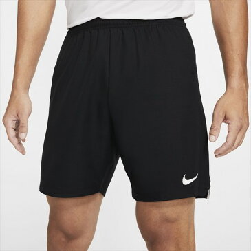 ナイキ メンズサッカーパンツ DRI-FIT LSR IV W ショート AJ1245 010 ブラック×ブラック×ホワイト